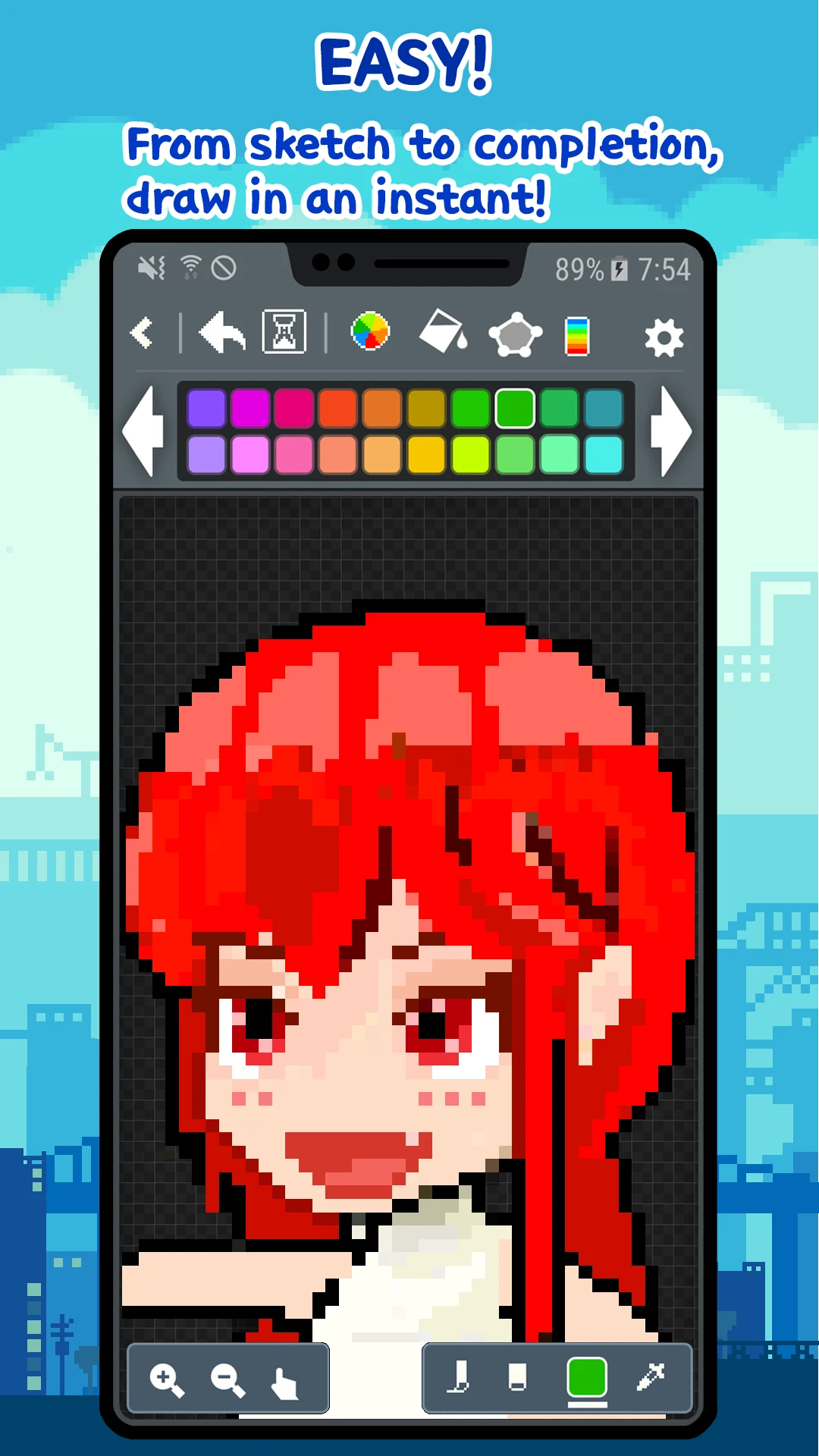 Pixelart paint Pro screenshot