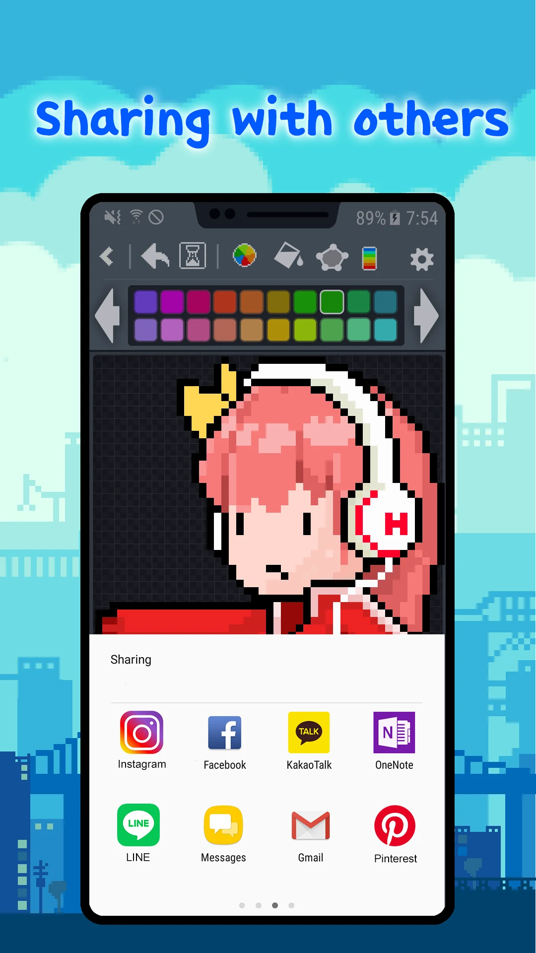 Pixelart paint Pro screenshot